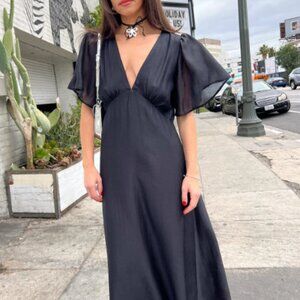 Lisa Says Gah Grace Dress Black Small